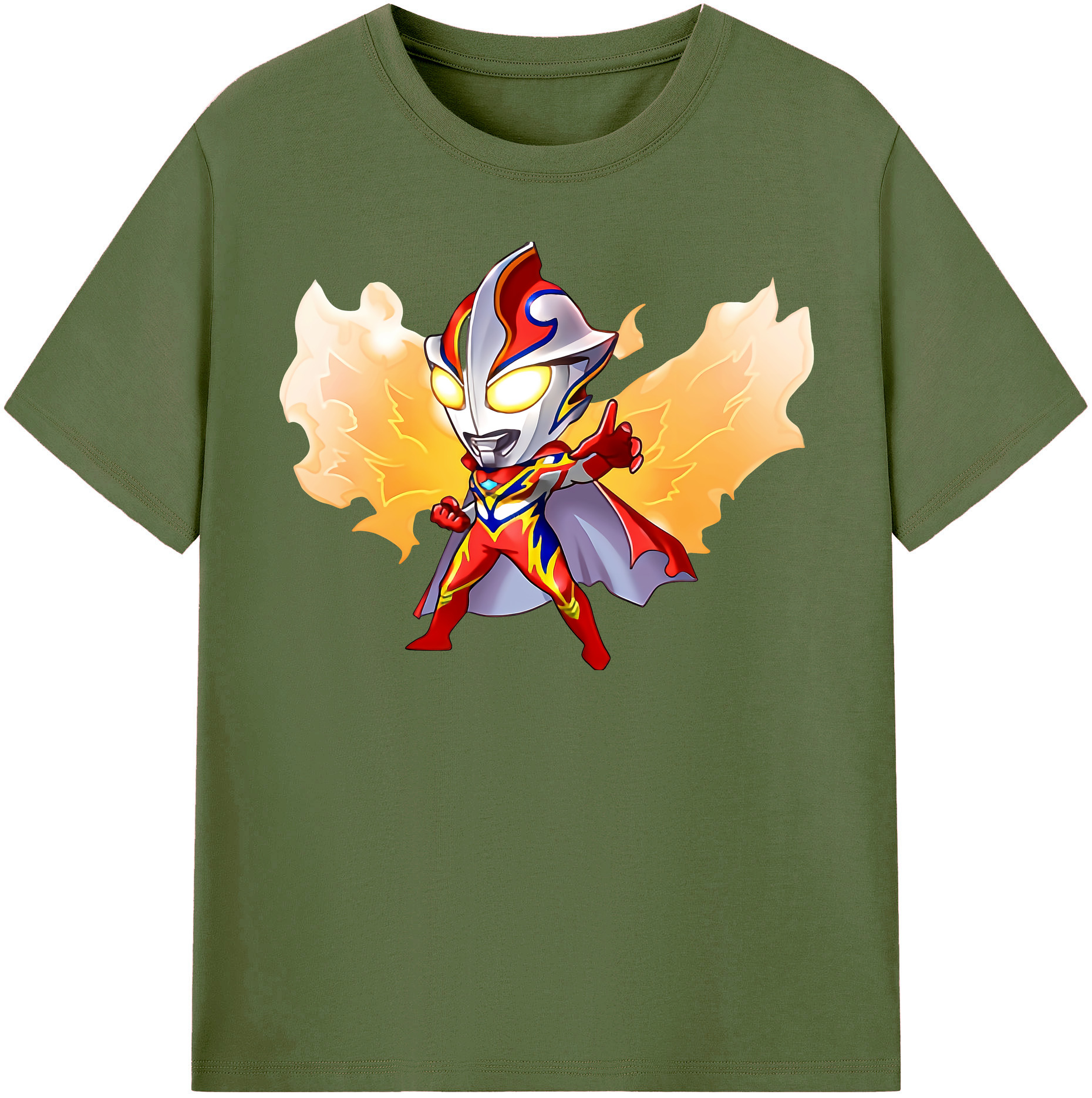 （画像用） ウルトラマン Ultraman 綿100％半袖Tシャツ（フロントプリント）
